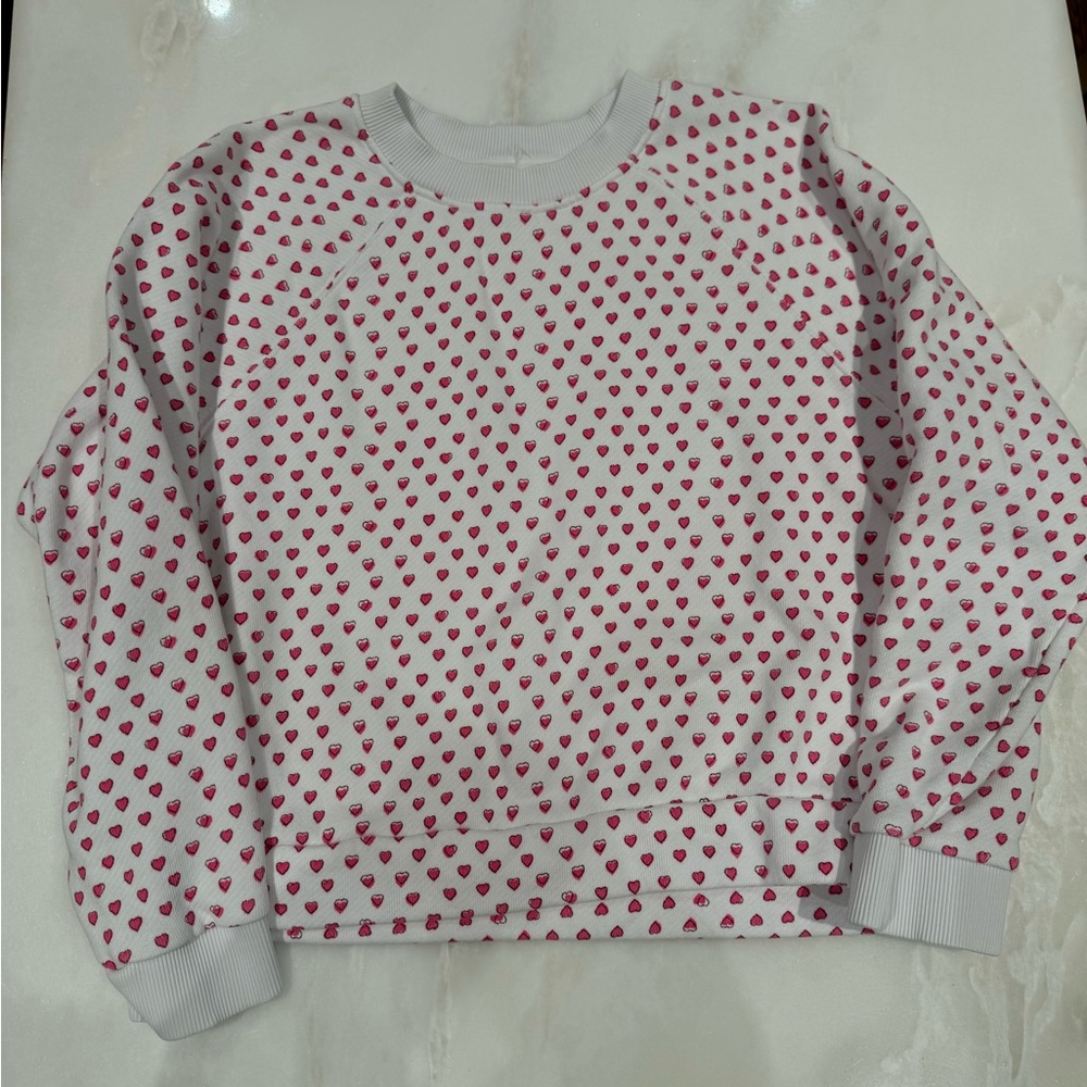 Roller Rabbit crewneck Women’s Size S sweatshirt- hearts